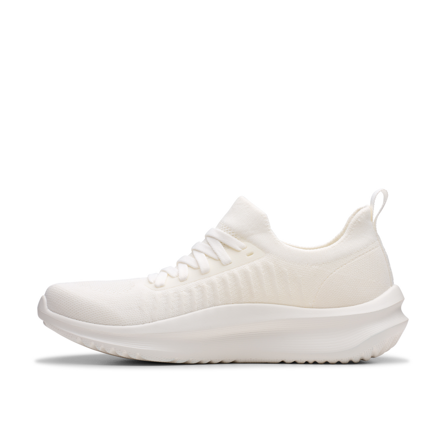 Clarks Solevana Lace Ladies' Shoe-White E