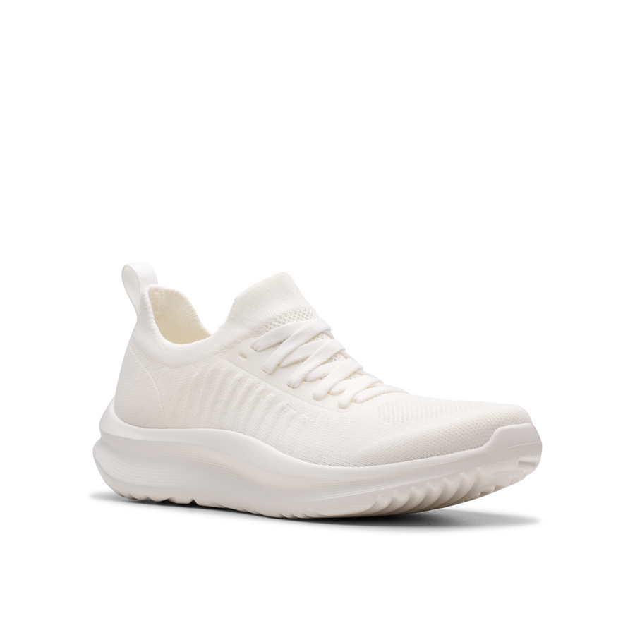 Clarks Solevana Lace Ladies' Shoe-White E