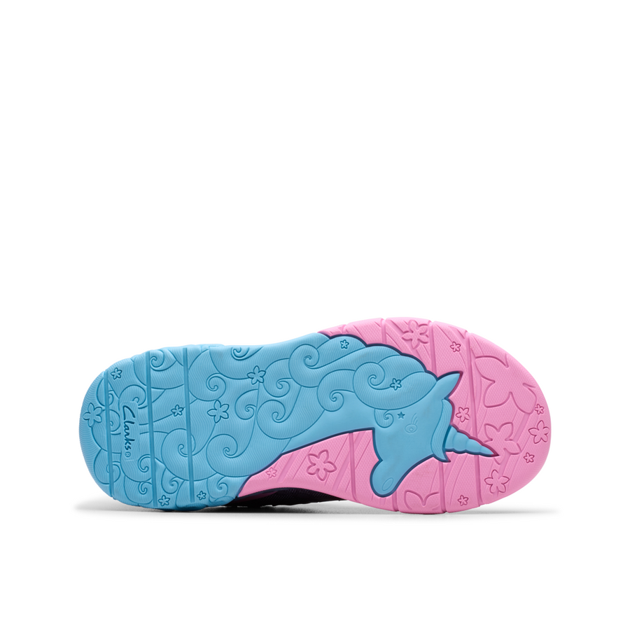 Clarks Tidal Trail K Trainer-Navy G