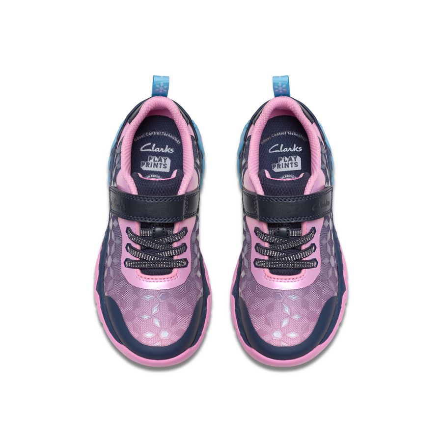 Clarks Tidal Trail K Trainer-Navy G