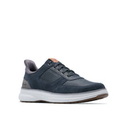 Clarks Mullan Easy Men's Shoe-Navy Combo H