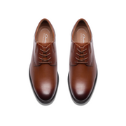 Clarks Steadwell Lace Shoe-Dark Tan G