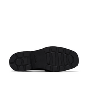 Clarks Eris Edge Y School Shoe-Black Leather F