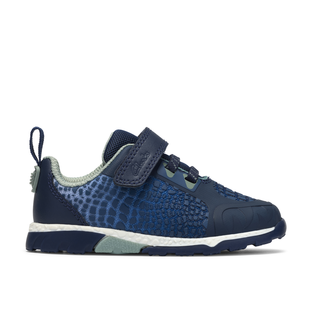 Clarks Steggy2flux T Trainer-Navy/Blue G