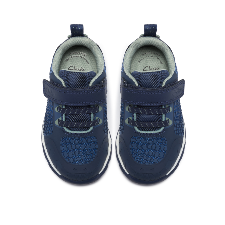 Clarks Steggy2flux Trainer-Navy/Blue F