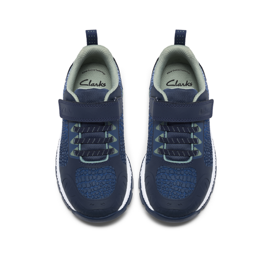 Clarks Steggy2flux Trainer-Navy/Blue G