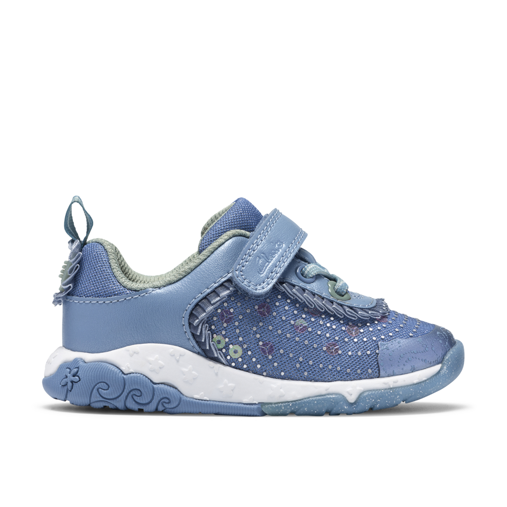 Clarks Tidal Wish T Shoe-Denim Blue G