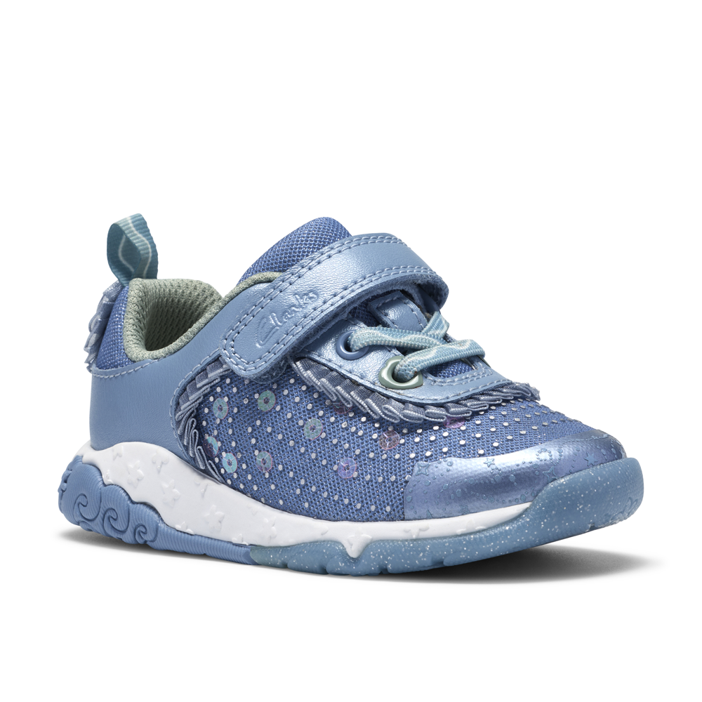 Clarks Tidal Wish T Shoe-Denim Blue G