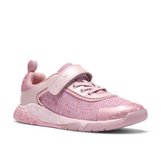 Clarks Tidal Wish K Shoe-Pink F