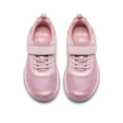 Clarks Tidal Wish K Shoe-Pink G