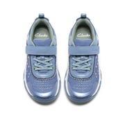 Clarks Tidal Wish K Shoe-Denim Blue G