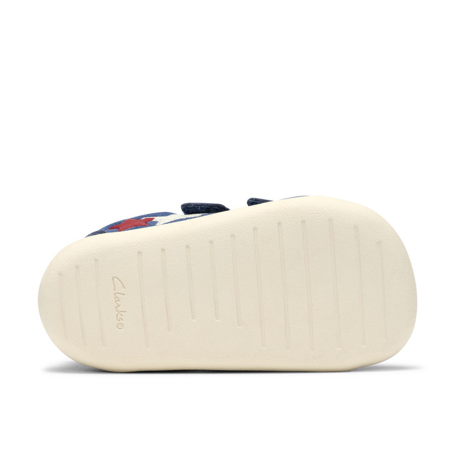 Clarks Roamer City T Shoe-Blue G