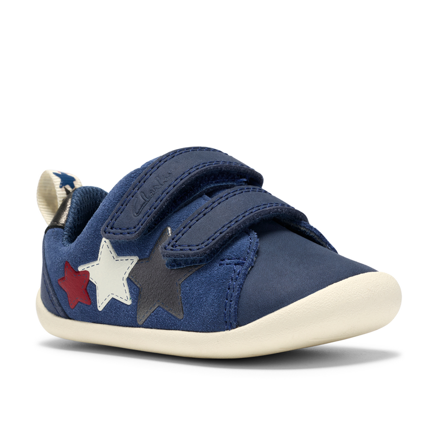 Clarks Roamer City T Shoe-Blue G