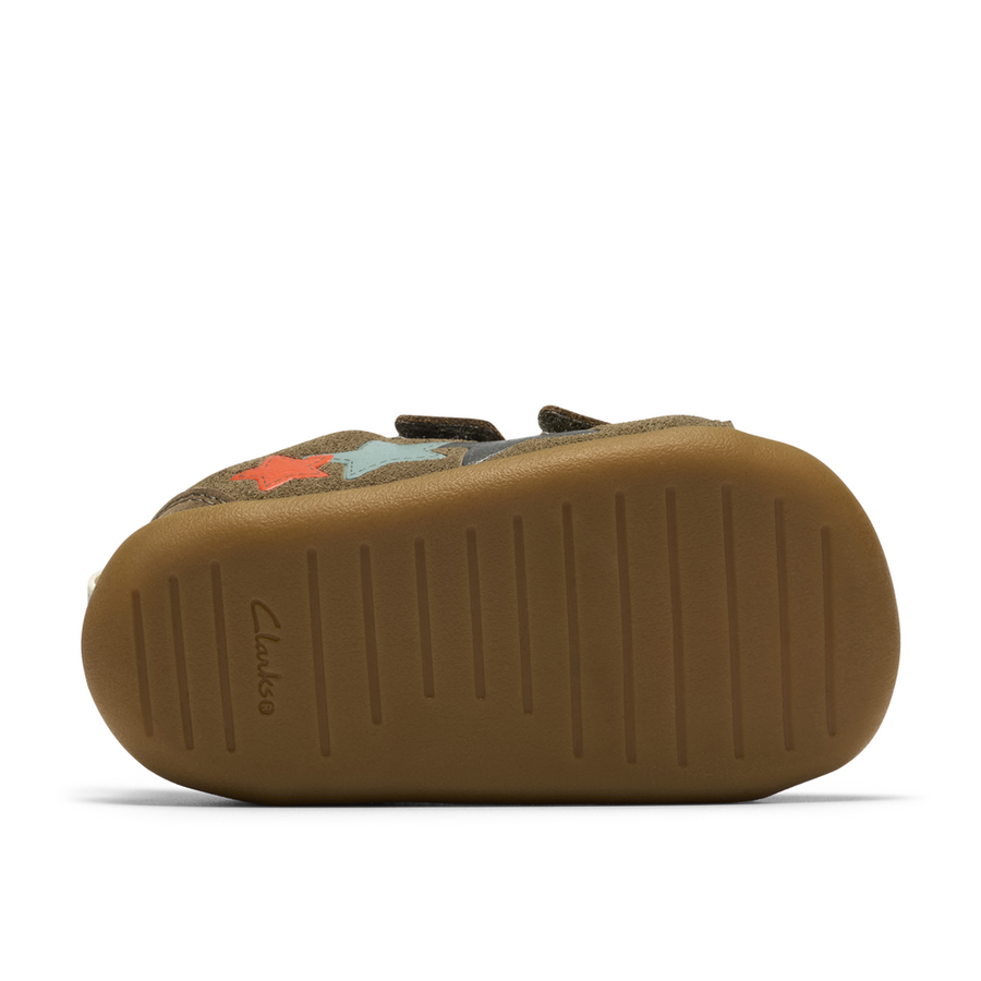 Clarks Roamer City T Shoe-Khaki G