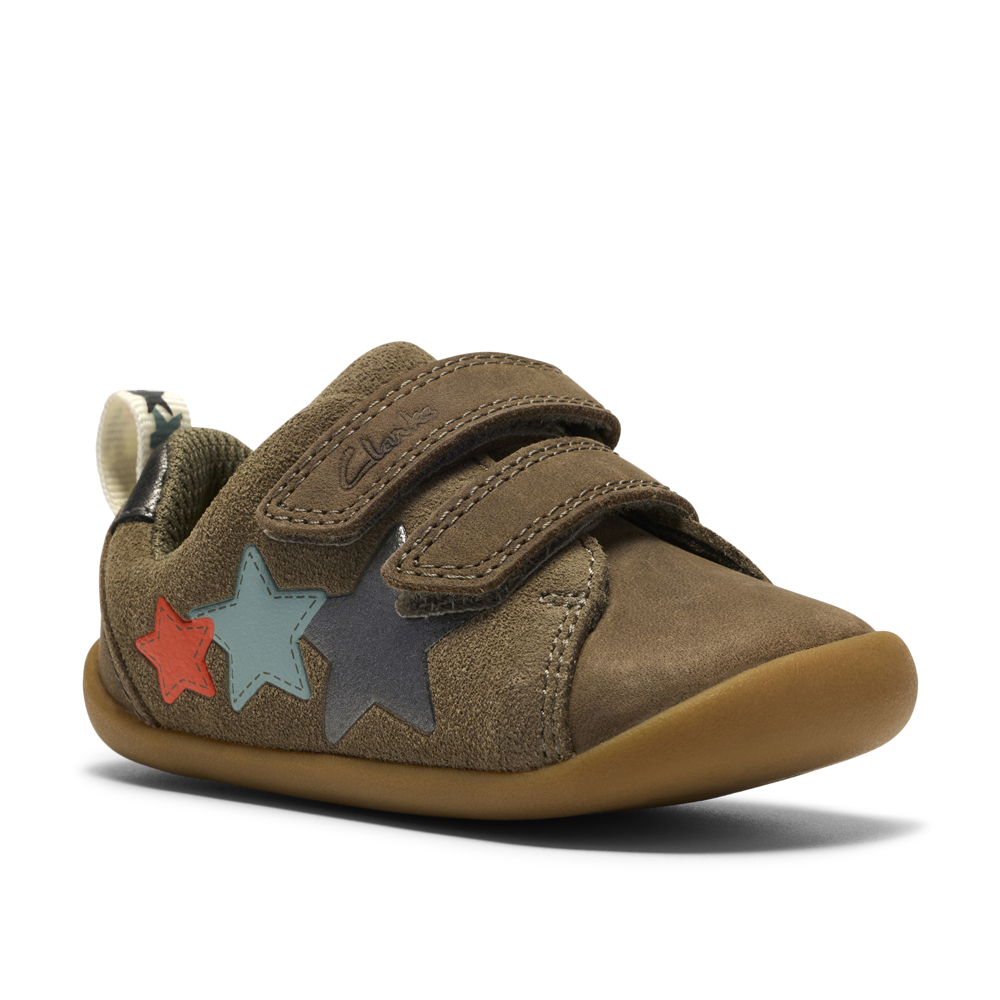 Clarks Roamer City T Shoe-Khaki G