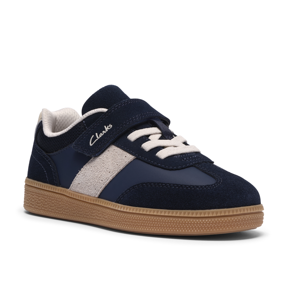 Clarks Cypress Step K Shoe-Navy G