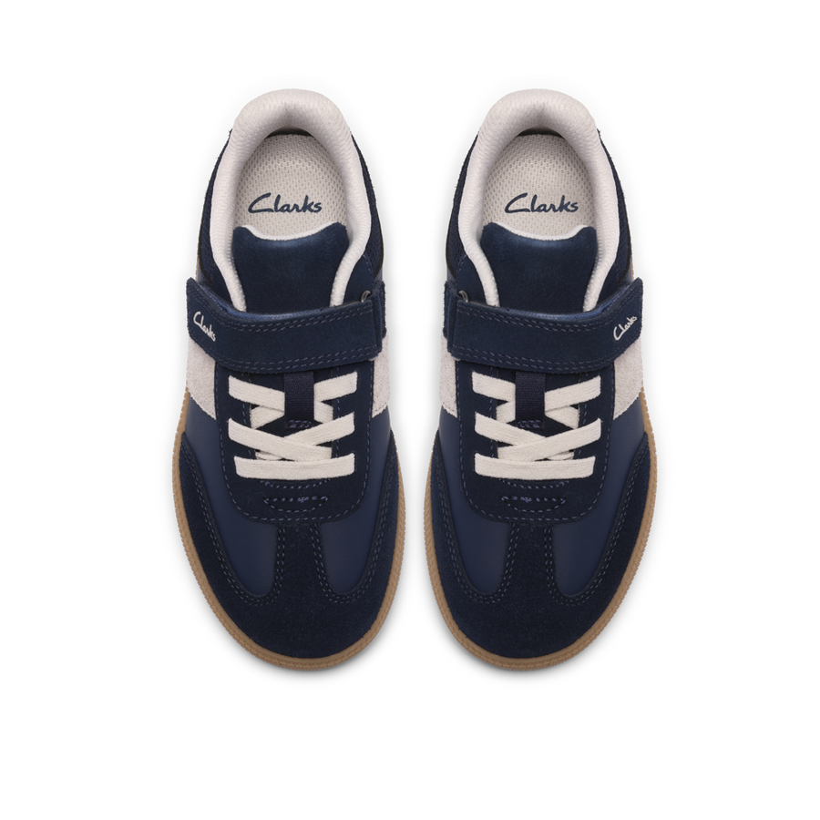 Clarks Cypress Step K Shoe-Navy G