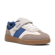 Clarks Cypress Step K Shoe-White Comb G