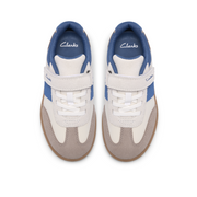 Clarks Cypress Step K Shoe-White Comb G