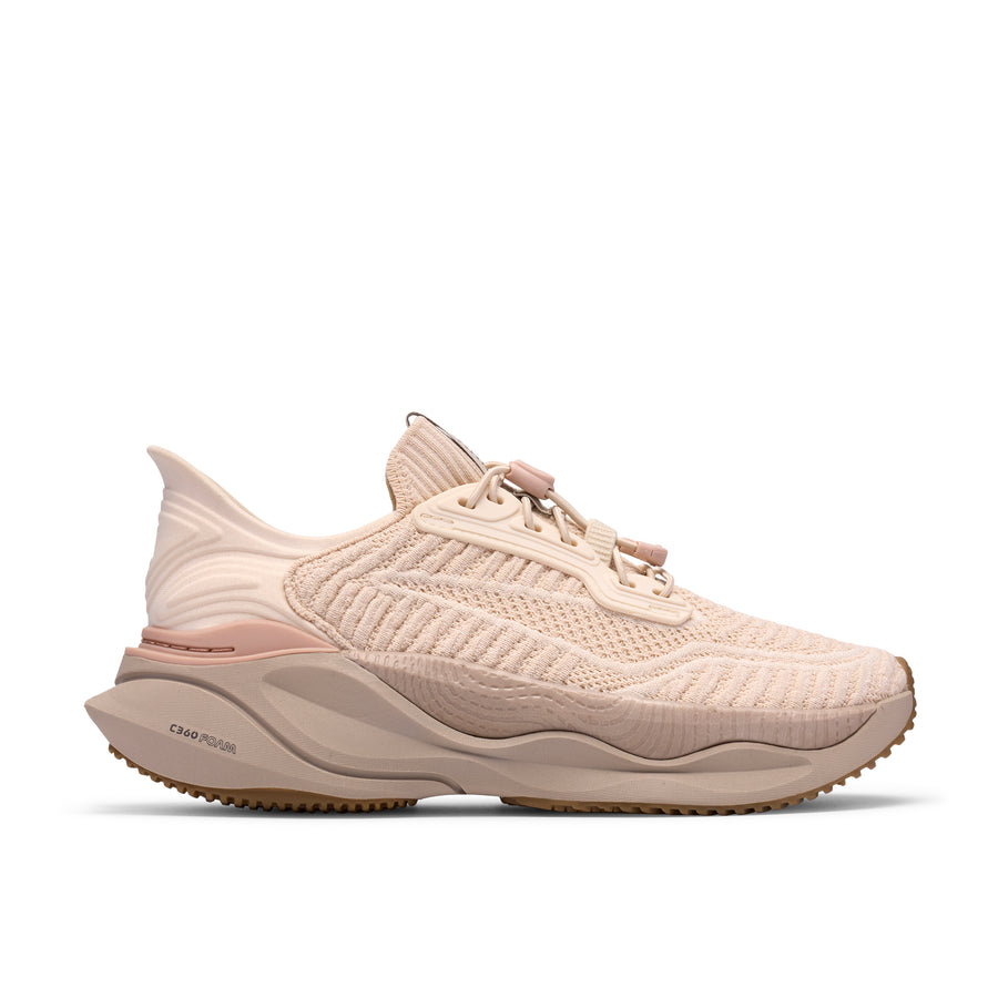 Clarks Pace Rise Ladies' Trainer - Sand D