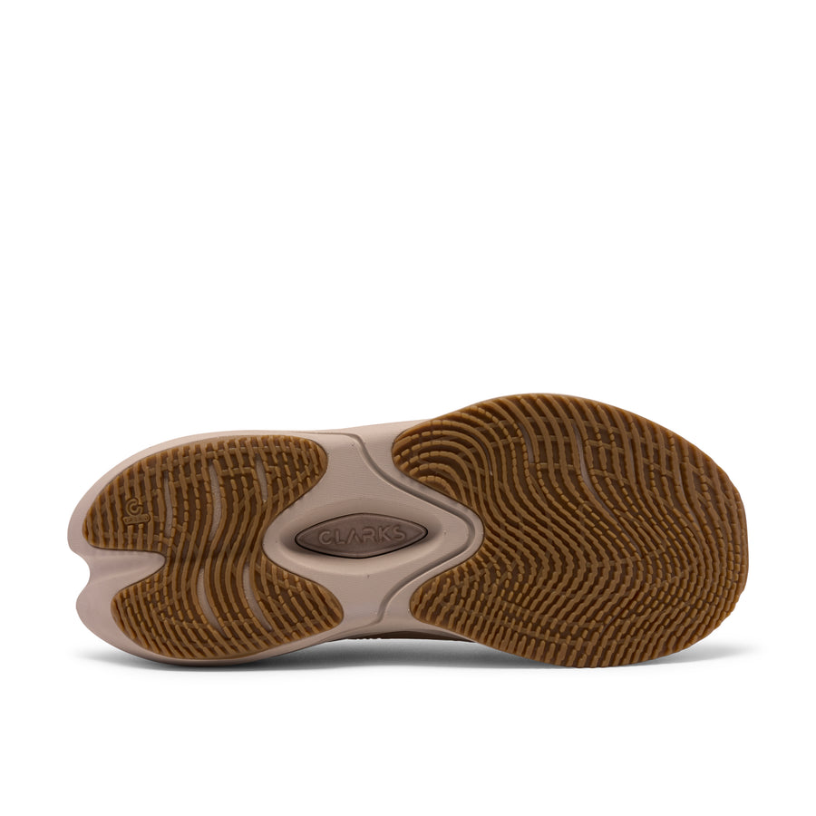 Clarks Pace Rise Ladies' Trainer - Sand D