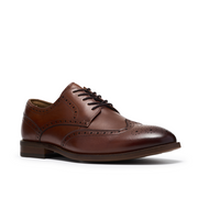 Clarks Bowburn Tip Mens Shoe-Tan Leather G