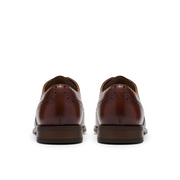 Clarks Bowburn Tip Mens Shoe-Tan Leather G