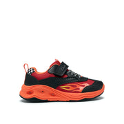 Clarks Gleam Go K 'G' Fit Shoe-Black/Red