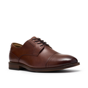 Clarks Bowburn Cap Mens Shoe-Tan Leather G