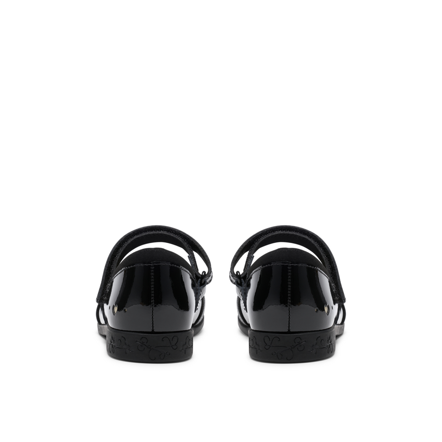 Clarks Lock Gem K Shoe-Black Patent F