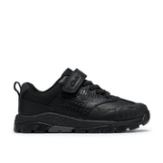 Clarks Steggy2 Soar School Shoe-Black Leather F