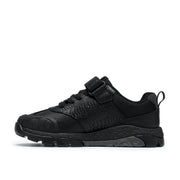 Clarks Steggy2 Soar School Shoe-Black Leather F
