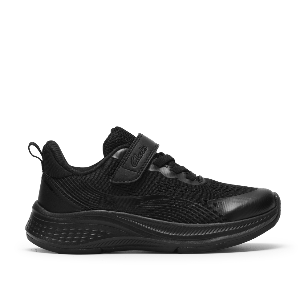 Clarks Lumen Hero K Trainer-Black G