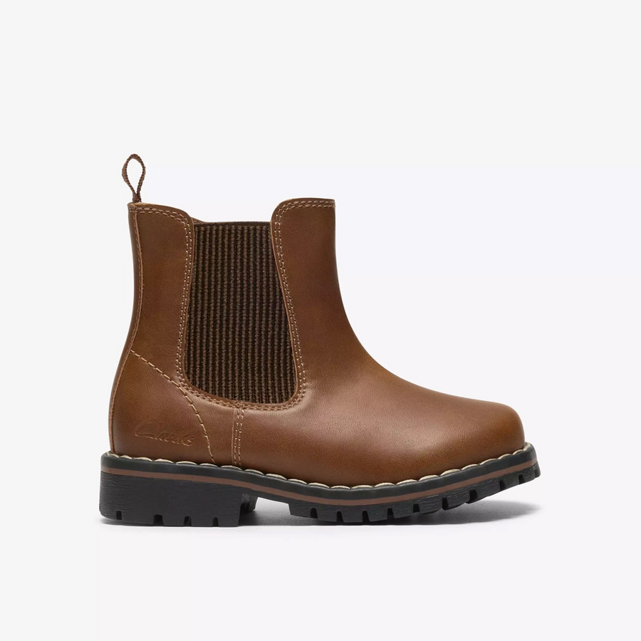 Clarks Cliffchelsea T Boot-Brit Tan G