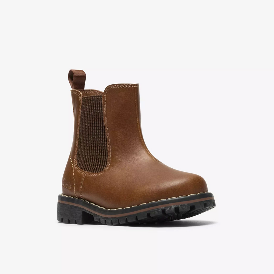 Clarks Cliffchelsea T Boot-Brit Tan G