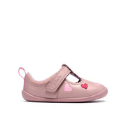 Clarks Roamerheart T Shoe-Dusty Pink G