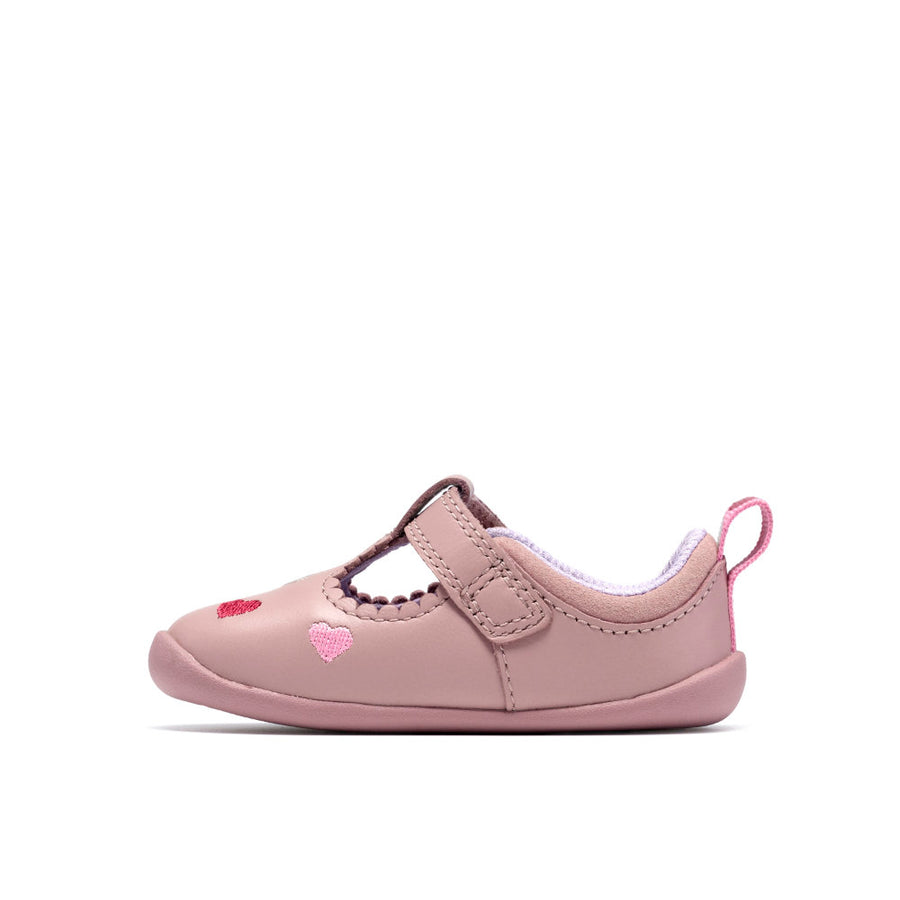 Clarks Roamerheart T Shoe-Dusty Pink G