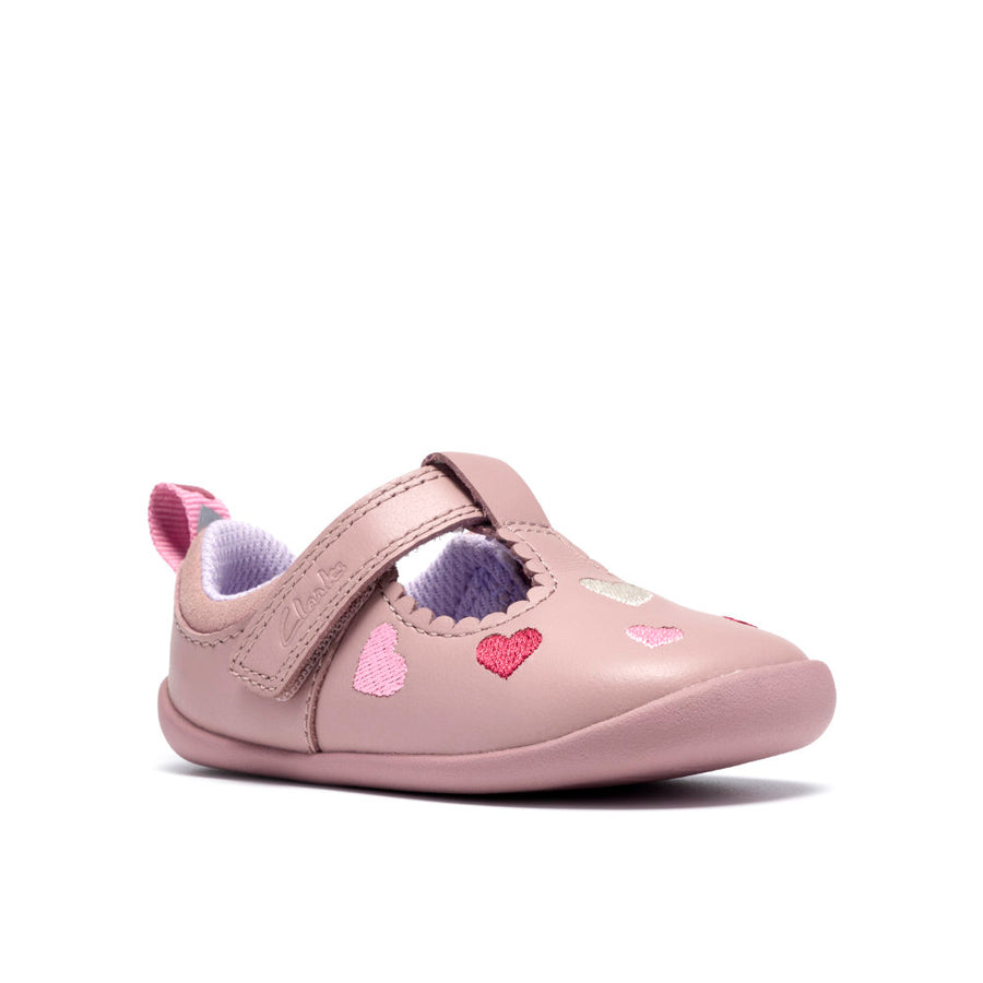 Clarks Roamerheart T Shoe-Dusty Pink G