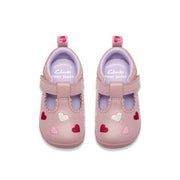 Clarks Roamerheart T Shoe-Dusty Pink G