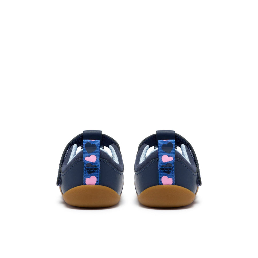 Clarks Roamerheart T Shoe-Navy Leather G