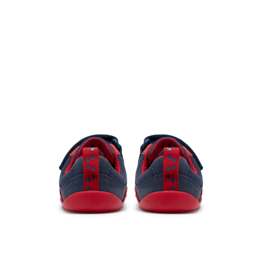 Clarks Roamer Tail T Shoe-Navy Leather F