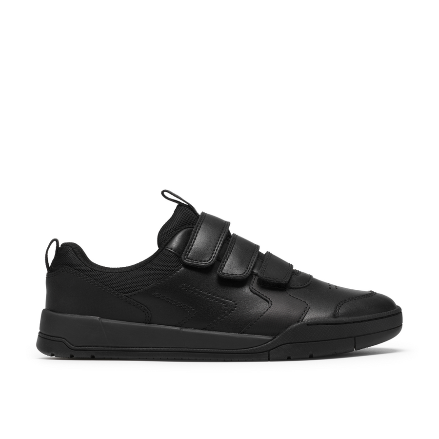 Clarks Laser Play Y Shoe-Black Leather G