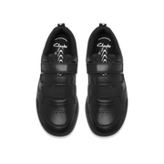 Clarks Laser Play Y Shoe-Black Leather G
