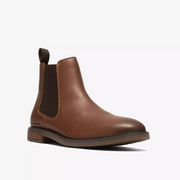 Clarks Jaxen Easy Mens Boot-Dark Tan G