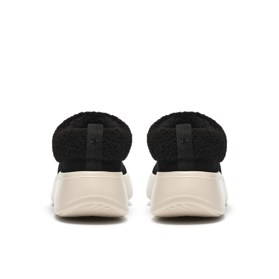 Clarks Solevana Cozy Slippers-Black D