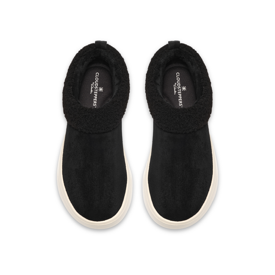 Clarks Solevana Cozy Slippers-Black D