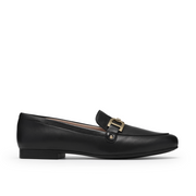 Clarks Tamna Trim Loafer - Black Leather D