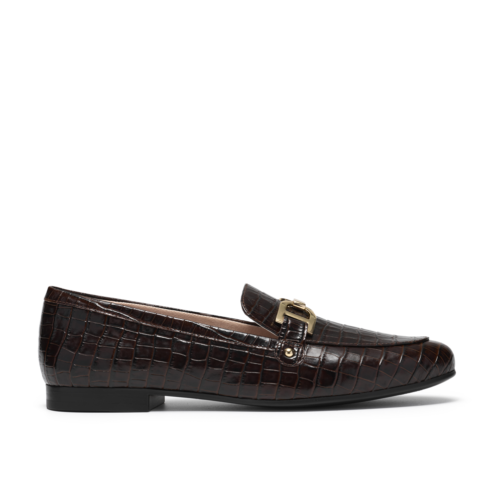 Clarks Tamna Trim Loafer - Brown Croc D