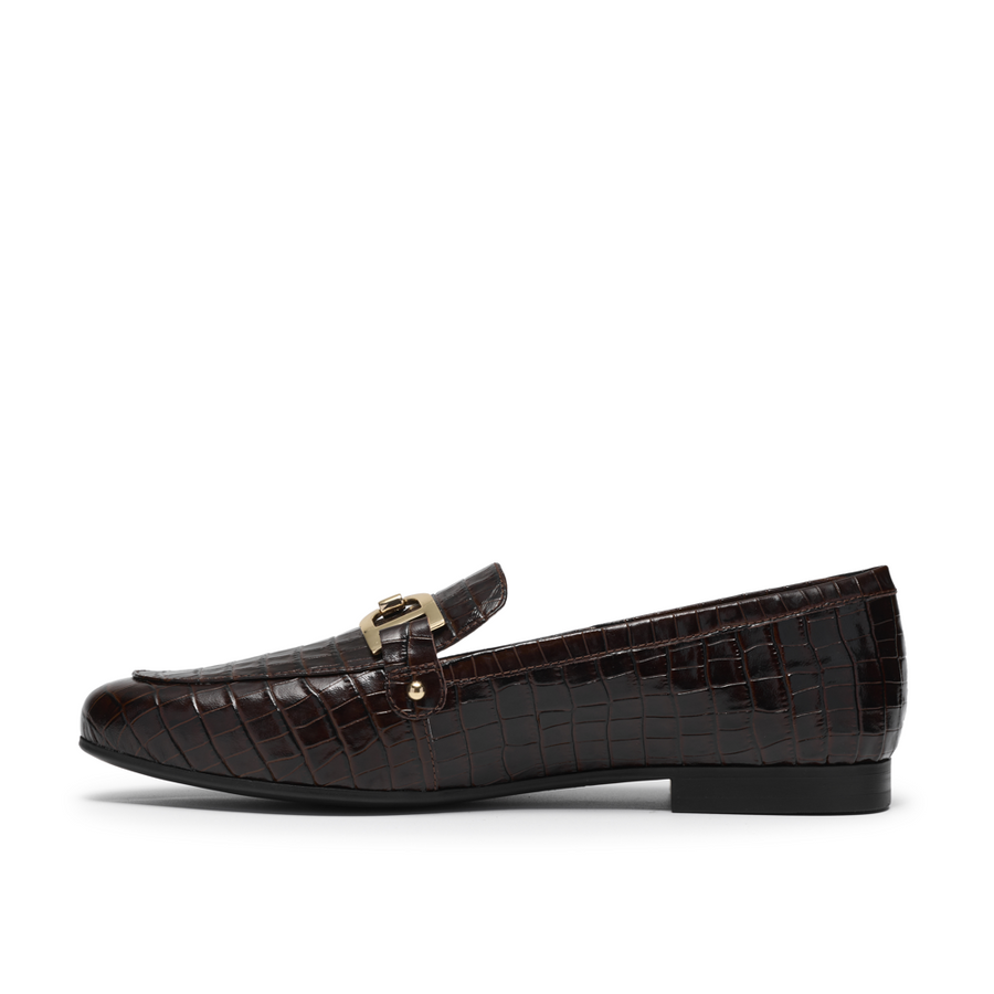 Clarks Tamna Trim Loafer - Brown Croc D