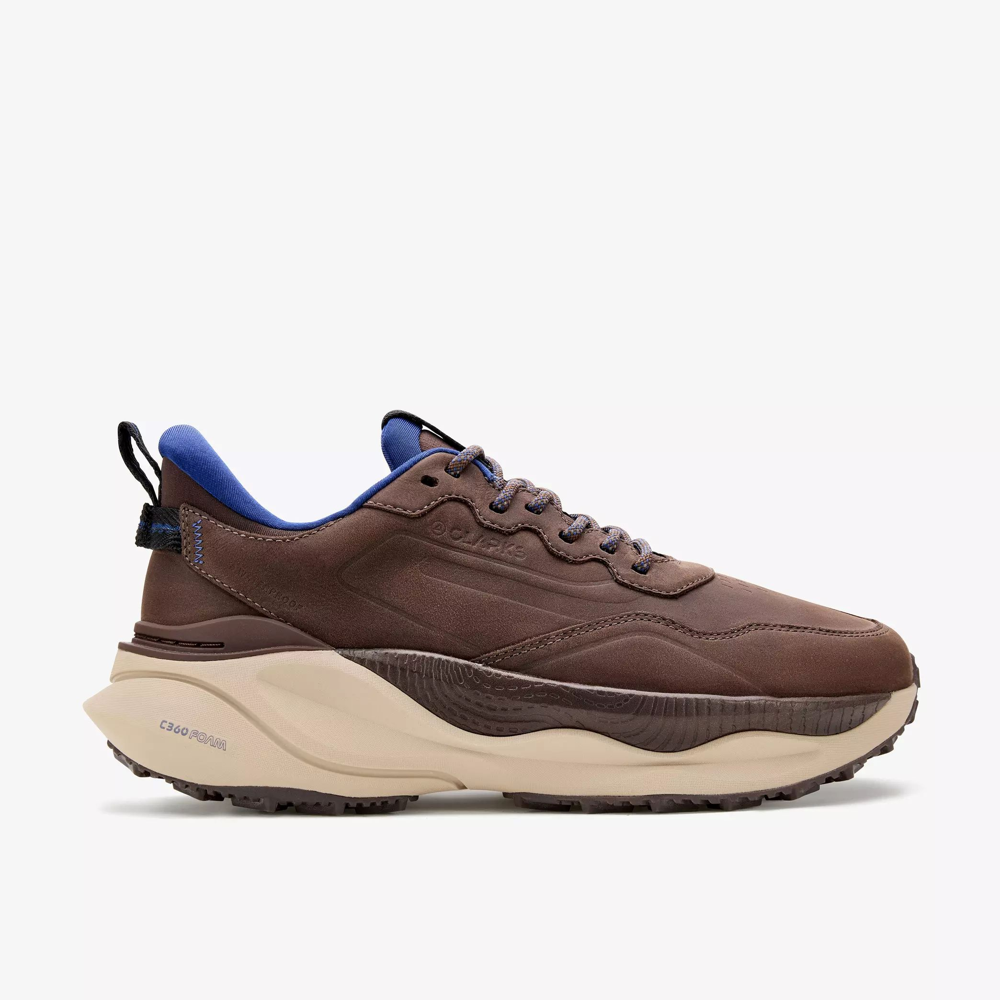 Clarks Pace TrailLo Wp Mens-Dark Brown G